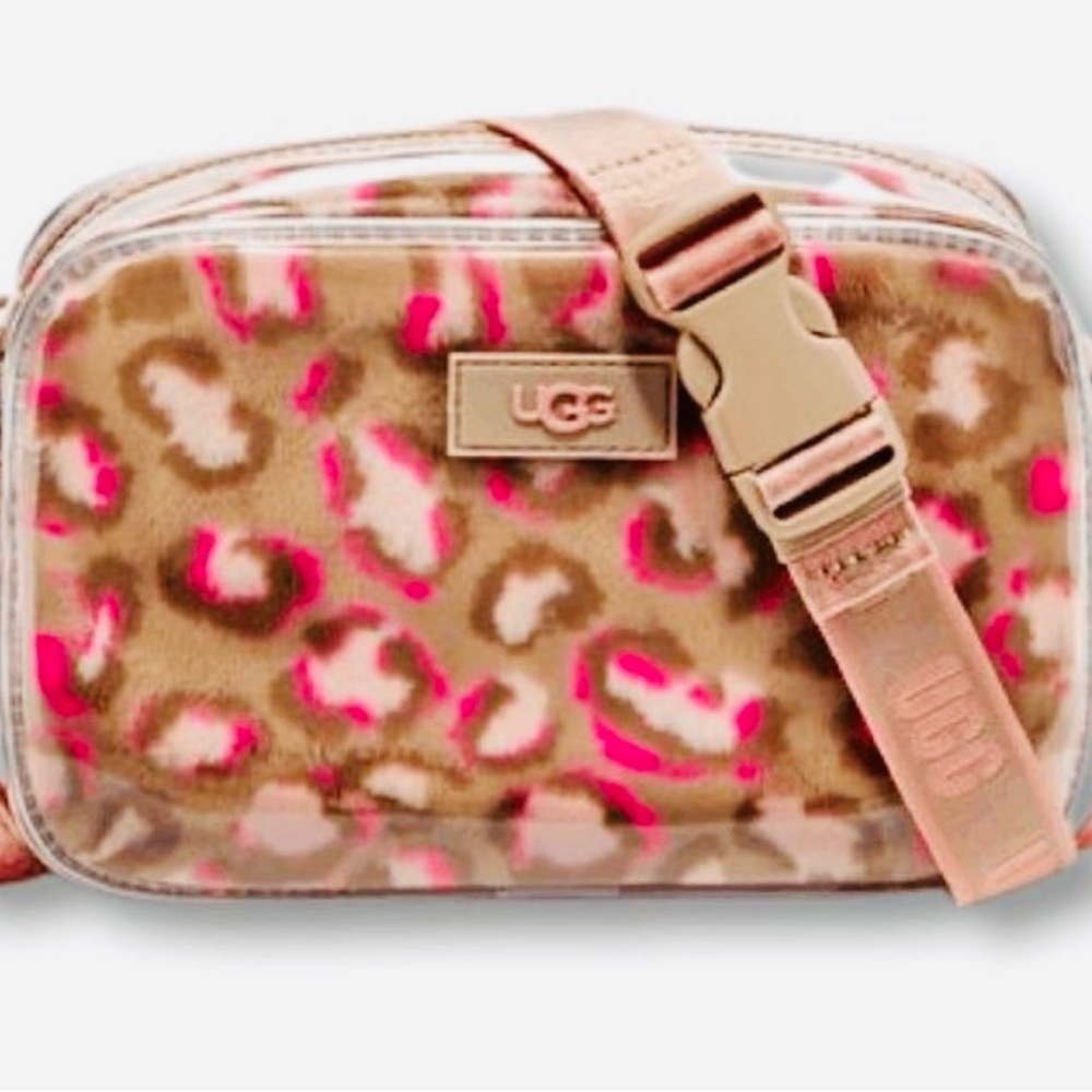NWT UGG Janey I| Clear in Starfish Pink Spotty